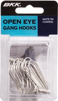 BKK Ganged Hooks - Light Gauge Open Eye 